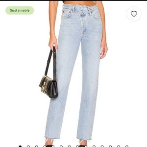 Agolde Criss Cross Straight In Dimension (NWOT)